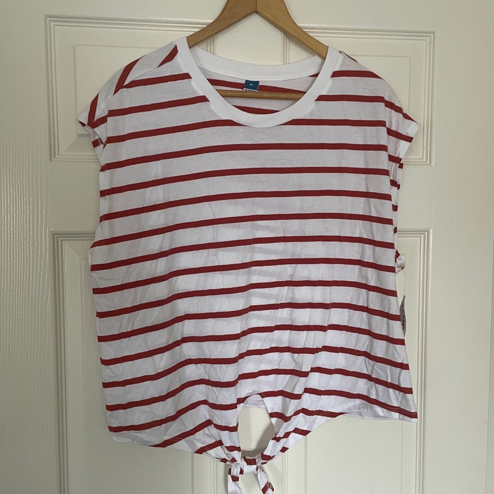♥️ Striped Tie Top ♥️